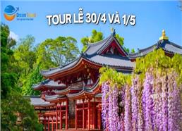 Tour Nhật Bản Lễ 30/4: Cung Đường Vàng Ngắm Hoa Từ Đằng